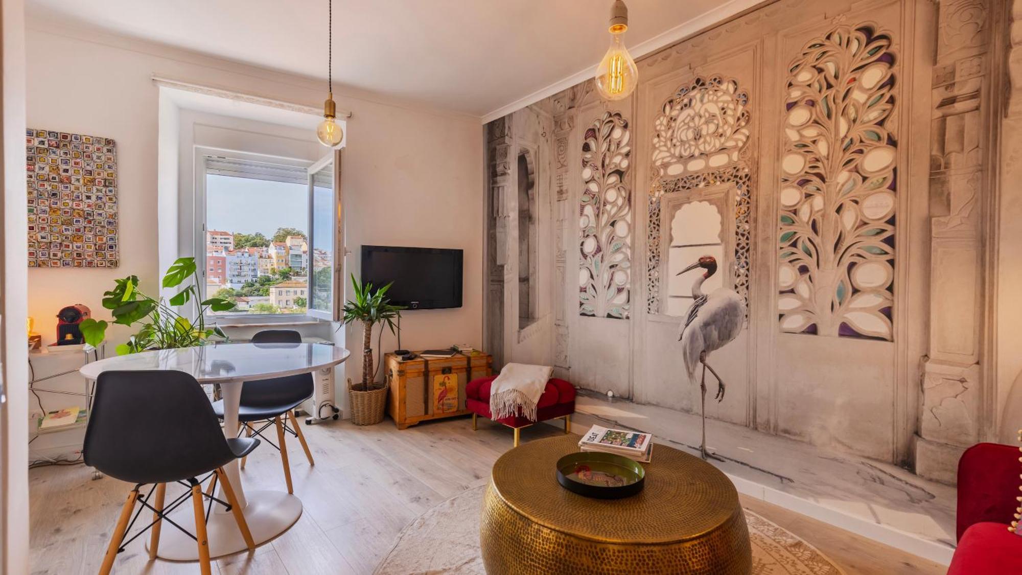 Sunny Design Apt In Praca Das Flores By Lovelystay Lisbona Esterno foto